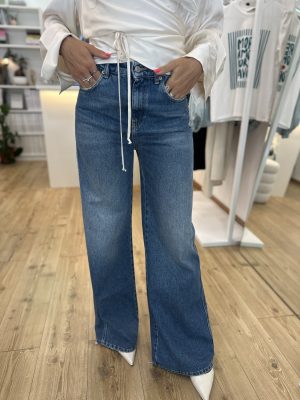 Jeans palazzo lavaggio scuro
