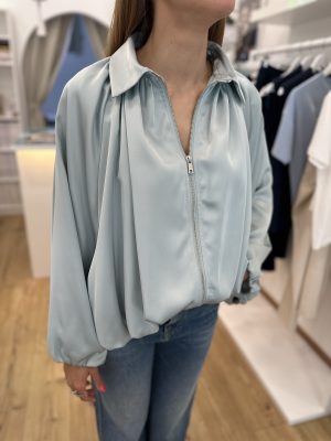 Giubbino manica a pipistrello satin